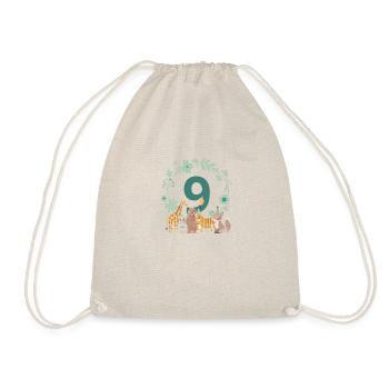 9th Anniversary - Ninth Anniversary Animals - Drawstring Bag - nature - Front