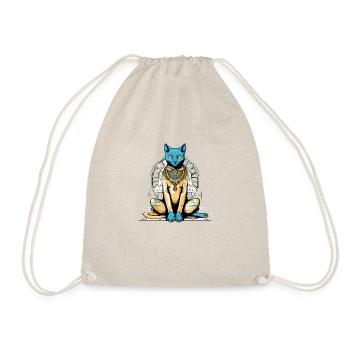 Le dieu Chat Egyptien n°1 - Sac de sport léger - nature - Devant