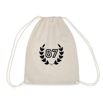 87th birthday-gift idea 87 years - Drawstring Bag - nature - Front