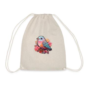 Bird Flowers - Drawstring Bag - nature - Front