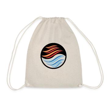 Vagues Yin & Yang - Sac de sport léger - nature - Devant