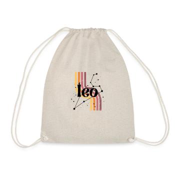 Leo horoscope rétro - Sac de sport léger - nature - Devant