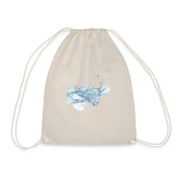 Water splashes! - Drawstring Bag - nature - Front