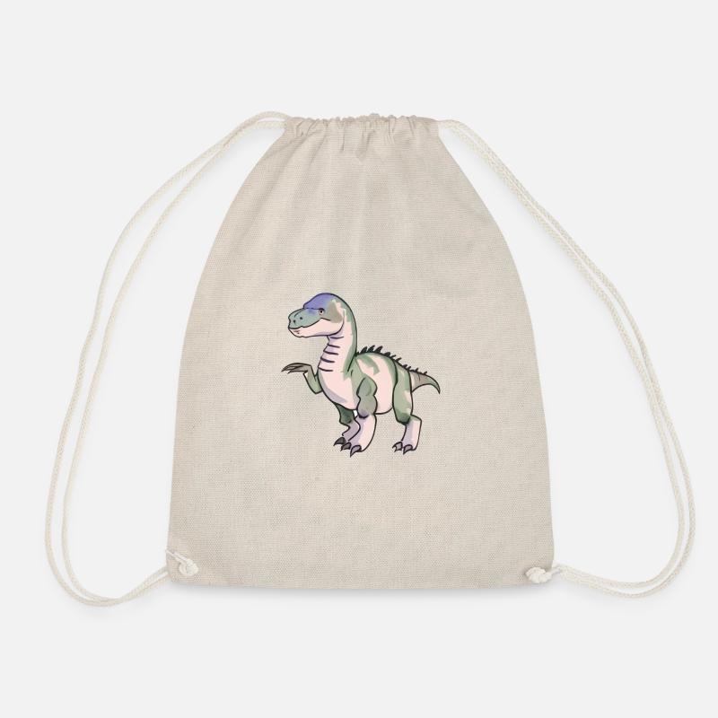 Dinosaur small - Dino friends - DesignWerkstatt - Drawstring Bag - nature