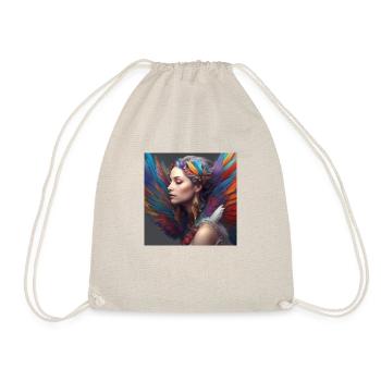 Rainbow Elf6 - Drawstring Bag - nature - Front
