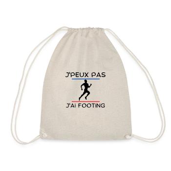 J'peux pas j'ai footing - Sac de sport léger - nature - Devant