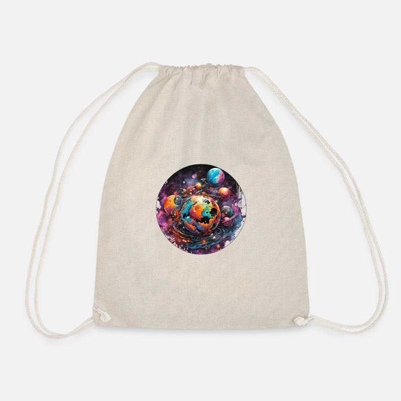 Planet - Drawstring Bag - nature
