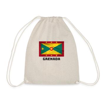 Grenada flag - Drawstring Bag - nature - Front