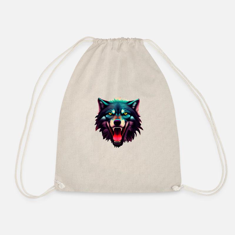 Wolf - Turnbeutel - Natur