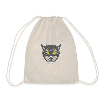 Cat - Drawstring Bag - nature - Front