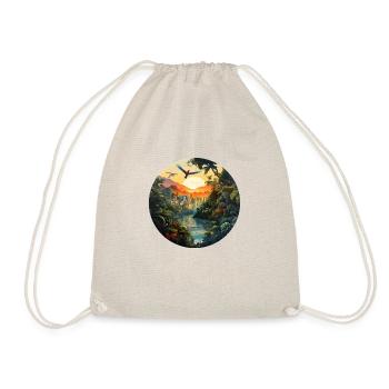 A city in the - Drawstring Bag - nature - Front