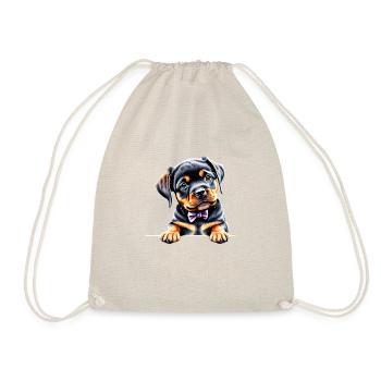 Rottweiler chiot chien Rottweiler chiot chiens - Sac de sport léger - nature - Devant