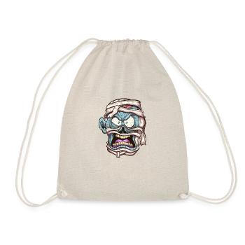 Mummy Face - Drawstring Bag - nature - Front