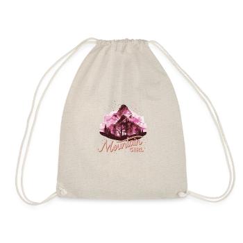 Mountain Girl Colorful - Drawstring Bag - nature - Front
