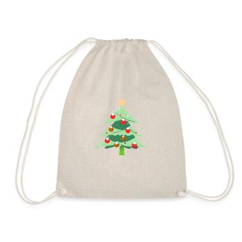 Arbre de Noël Cadeau de Noël Arbre de Noël - Sac de sport léger - nature - Devant