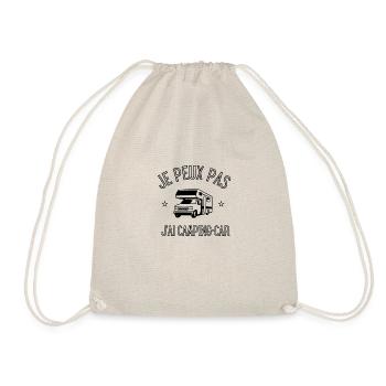 je peux pas j'ai camping car - Sac de sport léger - nature - Devant