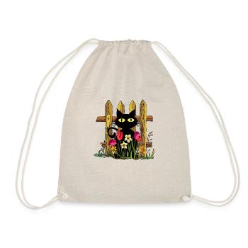 Katze - Turnbeutel - Natur - Vorne