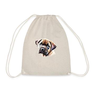 Mastiff Bulldog Dogs Dog Owner Dog - Drawstring Bag - nature - Front