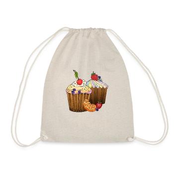 Cakes - Drawstring Bag - nature - Front