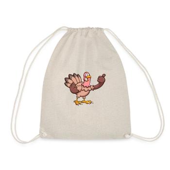 Dessin animé Turquie - Sac de sport léger - nature - Devant