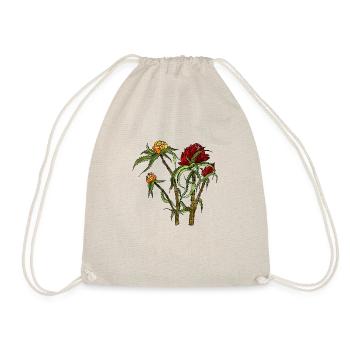Flowers - Drawstring Bag - nature - Front