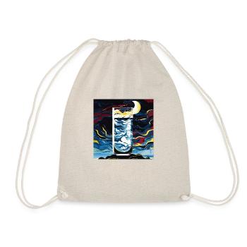 Ciel étoilé à travers le verre (Collection d’œuvres d’art) - Sac de sport léger - nature - Devant