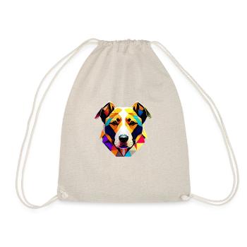 Puppy Dog Owner German Shepherd - Drawstring Bag - nature - Front