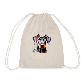 Doberman Doberman Dresseur Doberman Chiot Chien - Sac de sport léger - nature - Devant