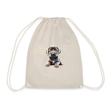 Labrador Propriétaire Labrador Retriever chiot - Sac de sport léger - nature - Devant