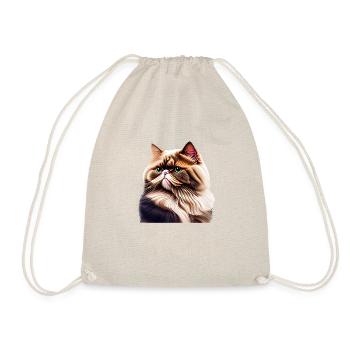 Chat persan, chat de la forêt, chat, chaton, matou - Sac de sport léger - nature - Devant
