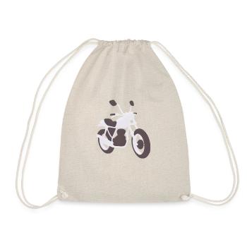 Motorcycle Motorcross Motorbike Fan Motorcyclist - Drawstring Bag - nature - Front
