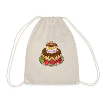 Cake - Drawstring Bag - nature - Front