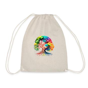 Tree of Life Celtic Tree of Life Meditation - Drawstring Bag - nature - Front