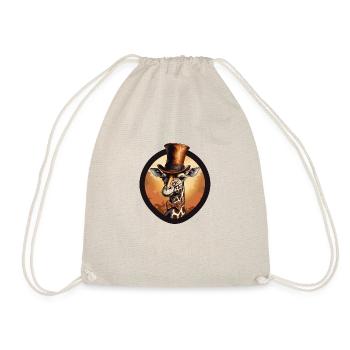 Gentleman Girafe no1 - Drawstring Bag - nature - Front