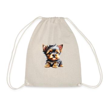 Yorkshire Terrier chiot chien propriétaire chien - Sac de sport léger - nature - Devant