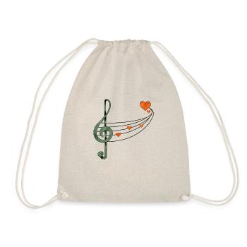 Music - Drawstring Bag - nature - Front