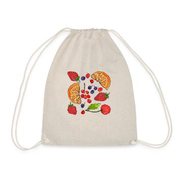Fruit - Drawstring Bag - nature - Front
