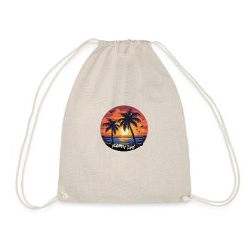Style de vie de plage de Florida Beach, logo - Sac de sport léger - nature - Devant