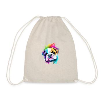 Dog Dog Owner Bulldog Dogs Dog Owner - Drawstring Bag - nature - Front