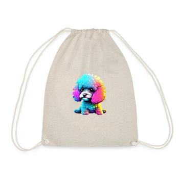 Pudel Hundeliebe Hundehalter Pudelwelpe Hundewelpe - Turnbeutel - Natur - Vorne