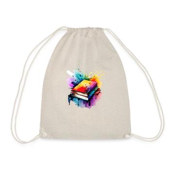 Book Reading Gift Reader Book Lover Books - Drawstring Bag - nature - Front