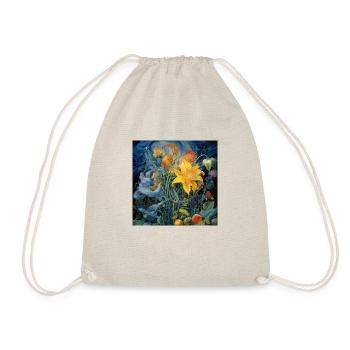 Flowers 3 - Drawstring Bag - nature - Front