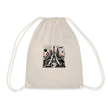 Paris Hollywood Landmark – Night City Glamour - Drawstring Bag - nature - Front