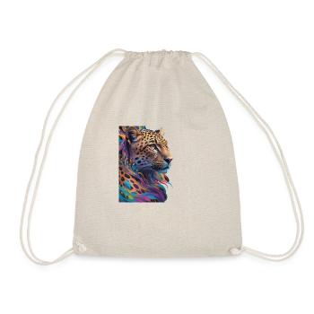 Leopard - Drawstring Bag - nature - Front