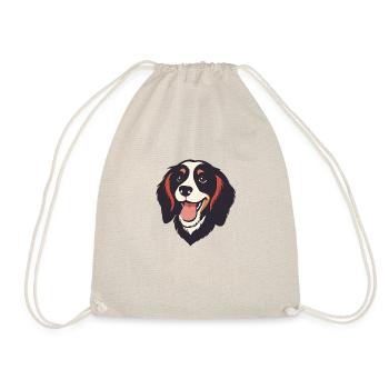 Cocker Spaniel Dog - Drawstring Bag - nature - Front
