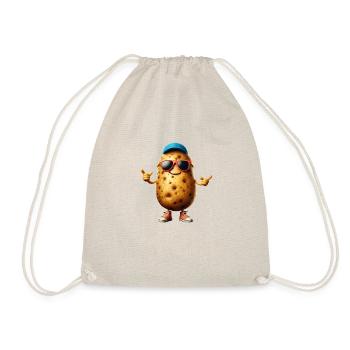 Coole Spud-Kartoffel - Turnbeutel - Natur - Vorne