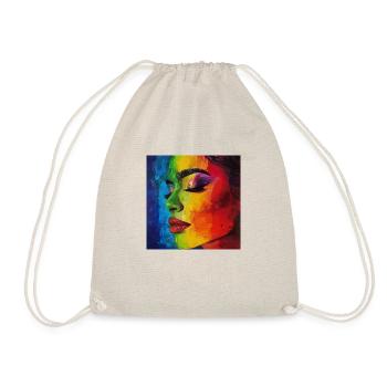 Regenbogen - Turnbeutel - Natur - Vorne