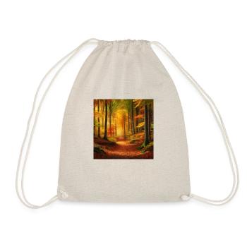Herbstlicher Wald - Turnbeutel - Natur - Vorne