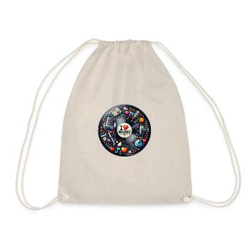 Record - Drawstring Bag - nature - Front