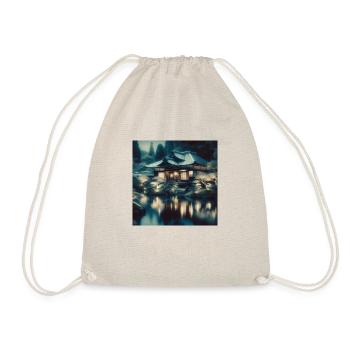 Maison vintage japonaise - Sac de sport léger - nature - Devant